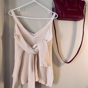 LA HEARTS Sweetheart Sweater, Open Shoulder